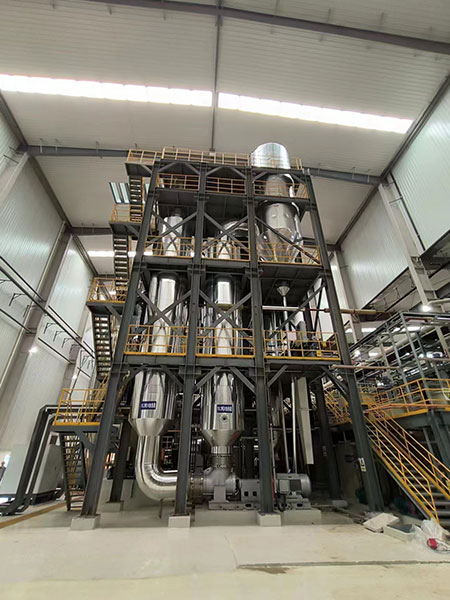 武汉双效蒸发器施工案例